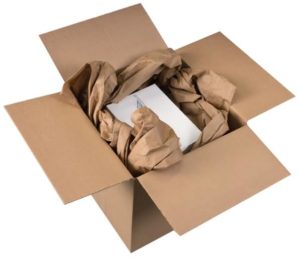Crumpled Paper - Packaging Advise for Sending Internatinal Courier Global India Express