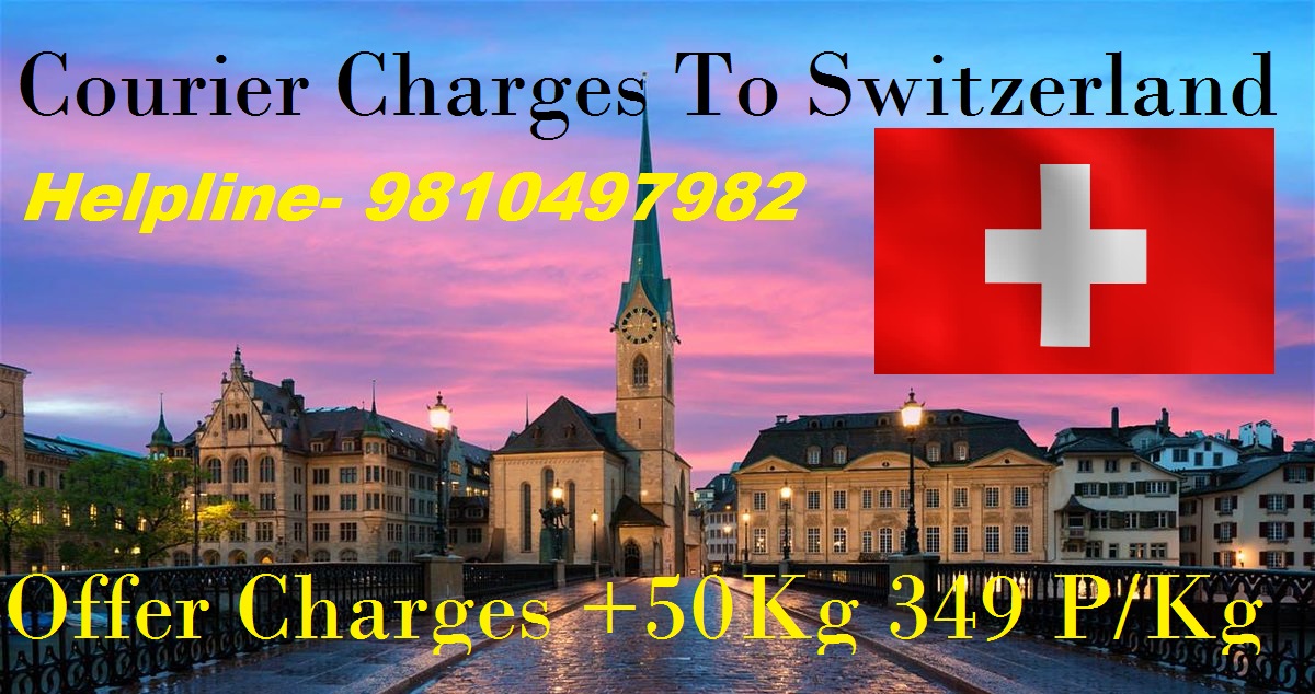 Courier Charges For Lausanne From Delhi