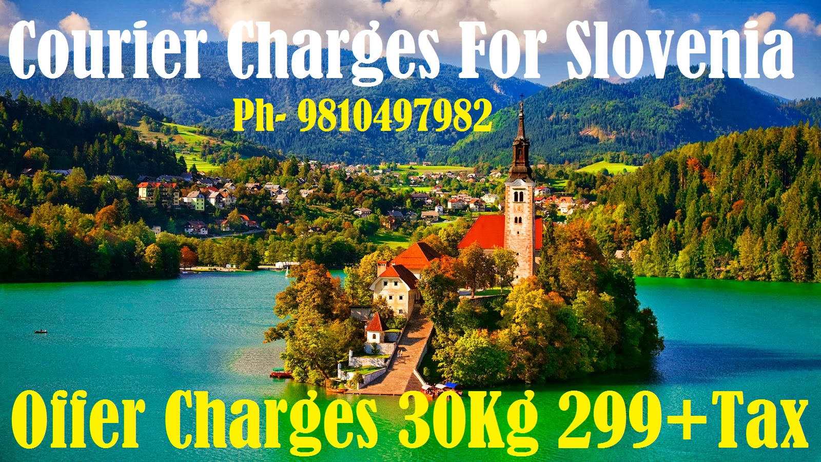 Courier Charges Ljubljana From Delhi