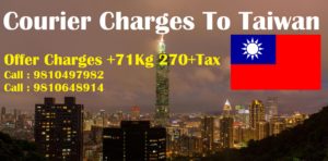 Courier Charges For Tainan From Delhi